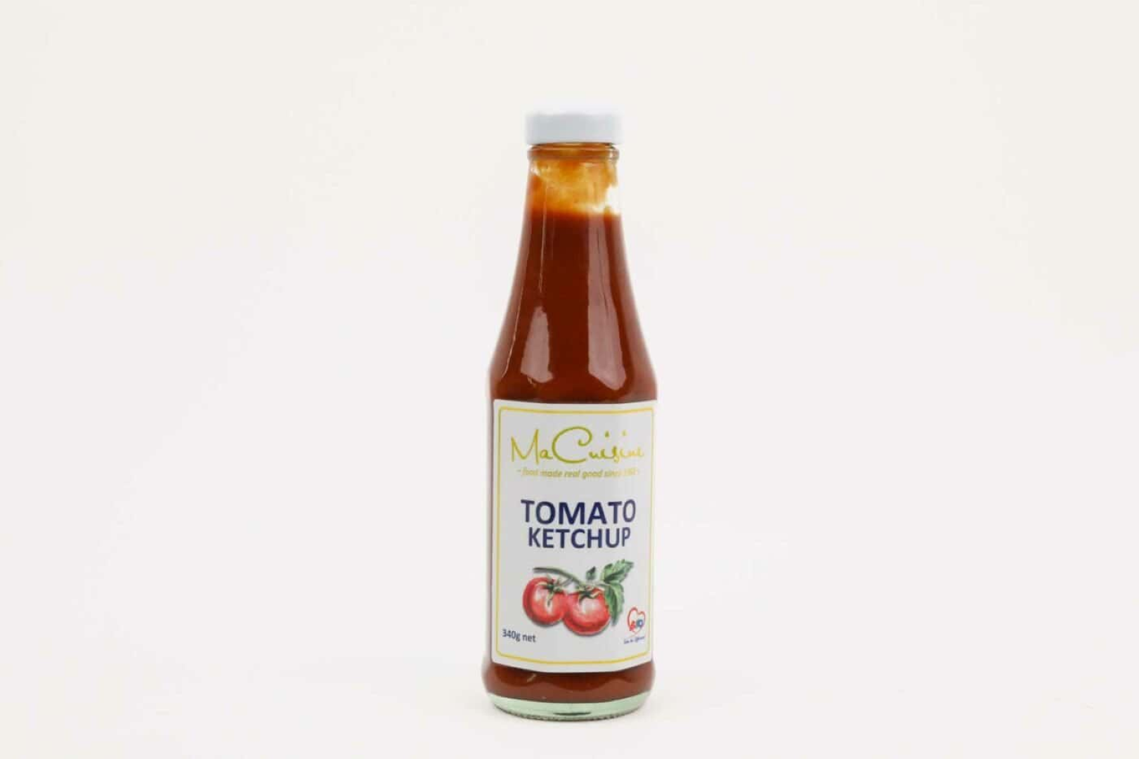 MC REAL TOMATO KETCHUP GLASS BTL 340G